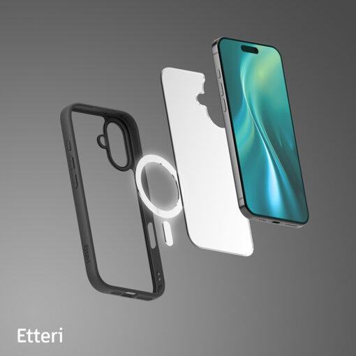 Etteri Matt Mag case for Samsung Galaxy A56 5G black - Image 5