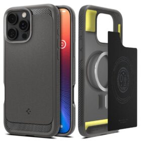 Spigen Rugged Armor Mag Magsafe case for iPhone 16 Pro Max 6,9" grey