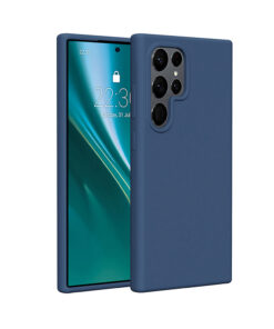 Etteri Silicone case for Samsung Galaxy S25 Ultra dark blue