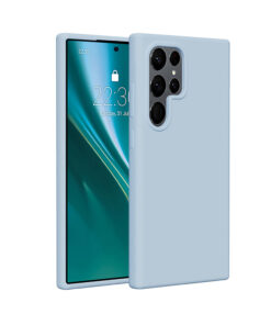 Etteri Silicone case for Samsung Galaxy S25 Ultra light blue