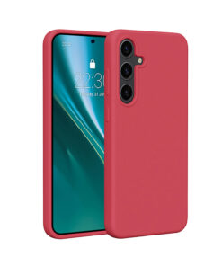 Etteri Silicone case for Samsung Galaxy S25 raspberry