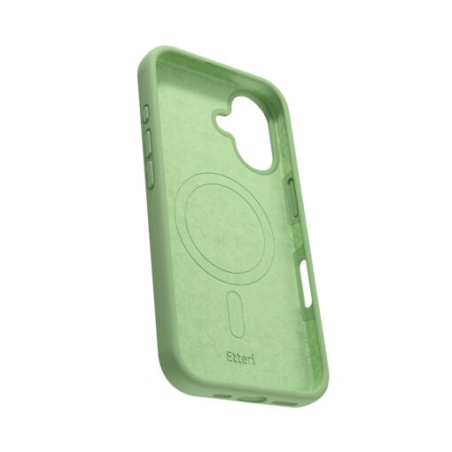Etteri Silicone Mag case for iPhone 16 Plus 6,7" light green - Image 4