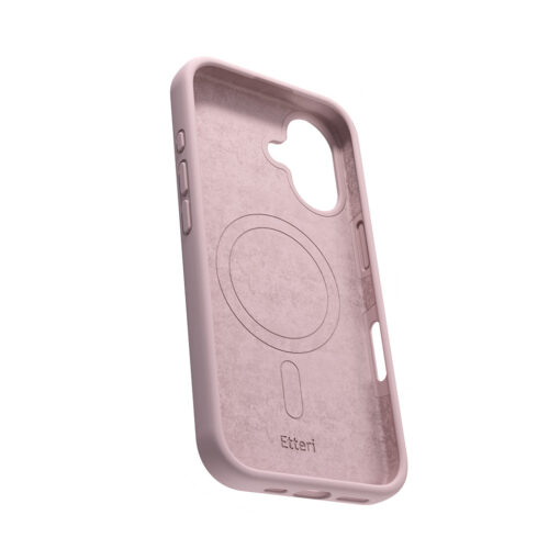Etteri Silicone Mag case for iPhone 16 Plus 6,7" light pink - Image 4
