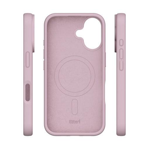Etteri Silicone Mag case for iPhone 16 Plus 6,7" light pink - Image 6