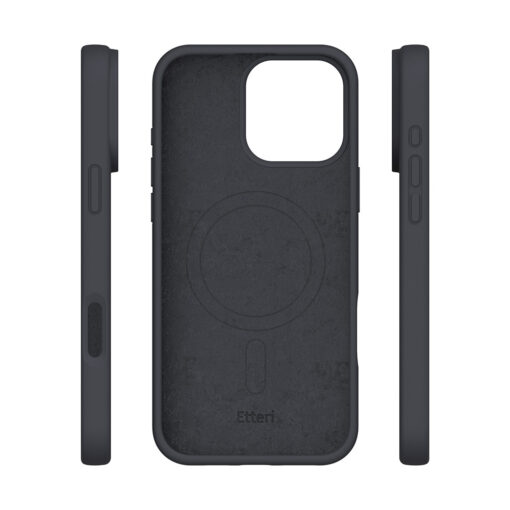 Etteri Silicone Mag case for iPhone 16 Pro Max 6,9" black - Image 6