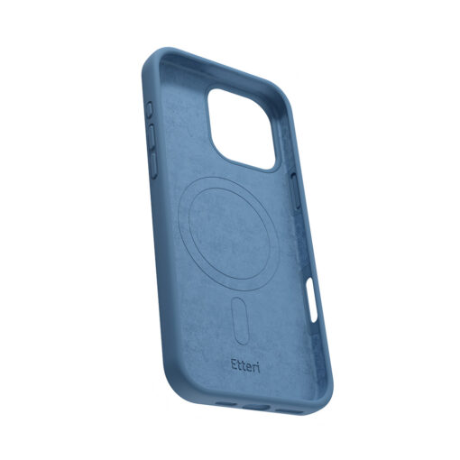 Etteri Silicone Mag case for iPhone 16 Pro 6,3" dark blue - Image 4