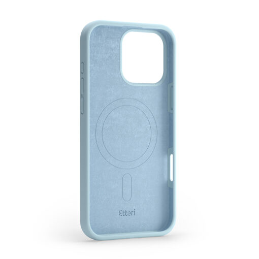 Etteri Silicone Mag case for iPhone 16 Pro 6,3" light blue - Image 2