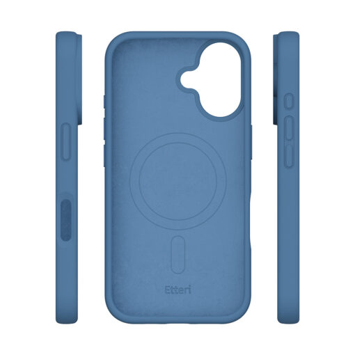 Etteri Silicone Mag case for iPhone 16 6,1" dark blue - Image 6