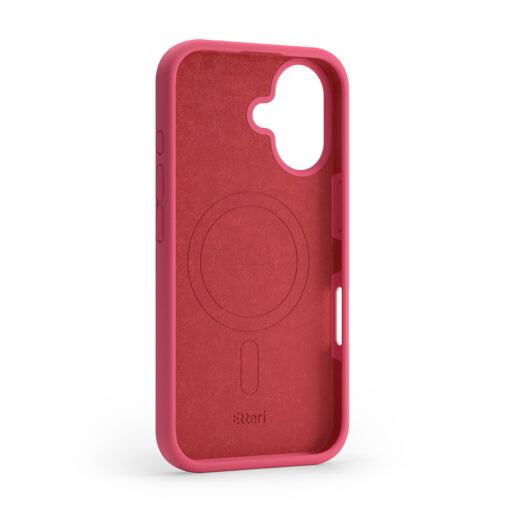 Etteri Silicone Mag case for iPhone 16 6,1" raspberry - Image 2