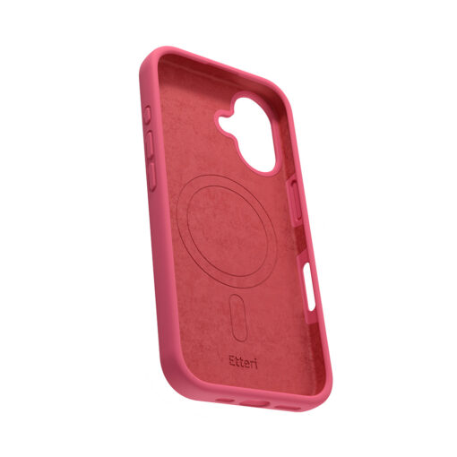 Etteri Silicone Mag case for iPhone 16 6,1" raspberry - Image 4