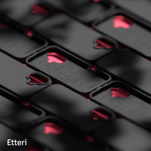 Etteri Silicone Mag case for iPhone 16 Plus 6,7" black - Image 9