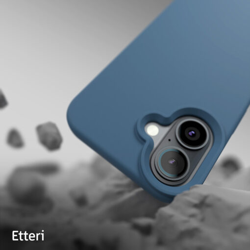 Etteri Silicone Mag case for iPhone 16 Plus 6,7" dark blue - Image 10