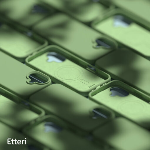 Etteri Silicone Mag case for iPhone 16 Plus 6,7" light green - Image 9
