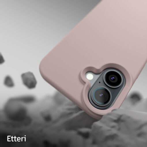 Etteri Silicone Mag case for iPhone 16 Plus 6,7" light pink - Image 10