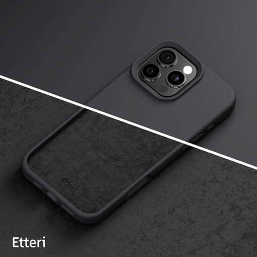 Etteri Silicone Mag case for iPhone 16 Pro Max 6,9" black - Image 11