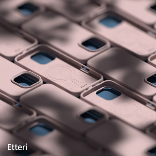 Etteri Silicone Mag case for iPhone 16 Pro Max 6,9" light pink - Image 9