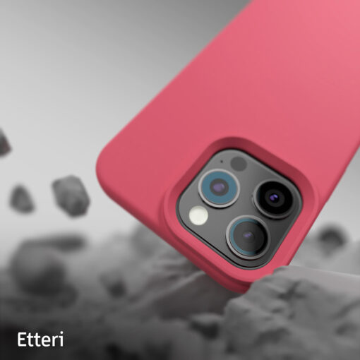 Etteri Silicone Mag case for iPhone 16 Pro Max 6,9" raspberry - Image 10