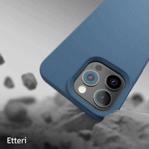 Etteri Silicone Mag case for iPhone 16 Pro 6,3" dark blue - Image 10