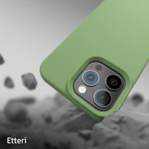 Etteri Silicone Mag case for iPhone 16 Pro 6,3" light green - Image 10