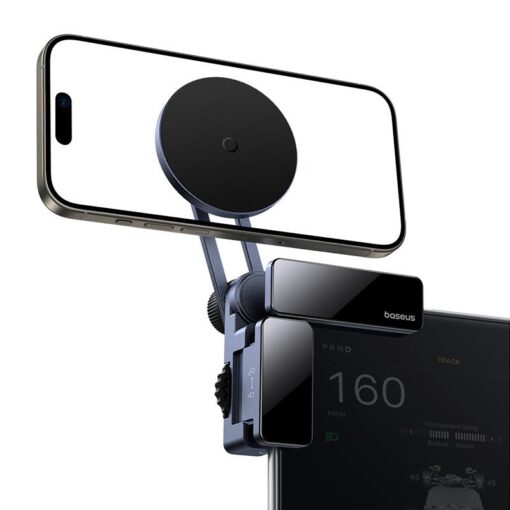 OS-Baseus MaxView Magnetic Car Mount for In-Vehicle Infotainment Screen Space Grey - Image 4