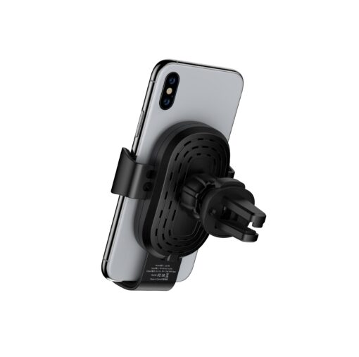 Devia car holder Gravity with wireless inductive charger black 10W air vent - Image 6