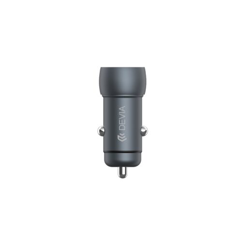 Devia car charger Extreme PD QC 3.0 30W + 18W 1x USB 1x USB-C deep gray - Image 2