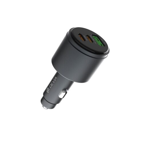 Devia car charger Extreme Metal PD QC 116W 1x USB 2x USB-C black