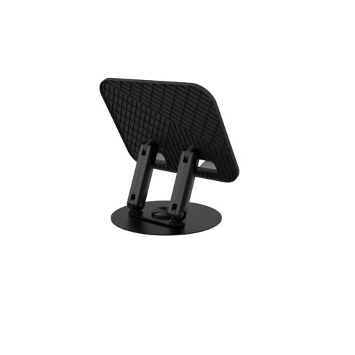 Devia folding holder stand EL238 for laptop tablet rotating 360 aluminum black - Image 2