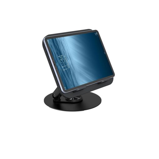 Devia folding holder stand EL238 for laptop tablet rotating 360 aluminum black - Image 5