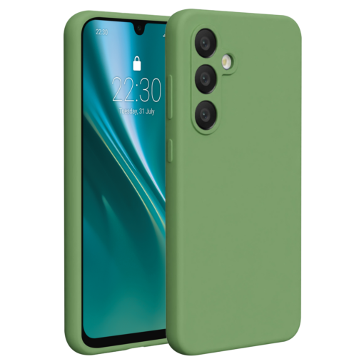 Etteri Silicone case for Samsung Galaxy A36 5G light green