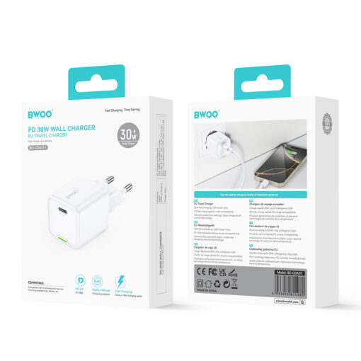 BWOO GaN 30W Wall Charger USB-C port - Image 4