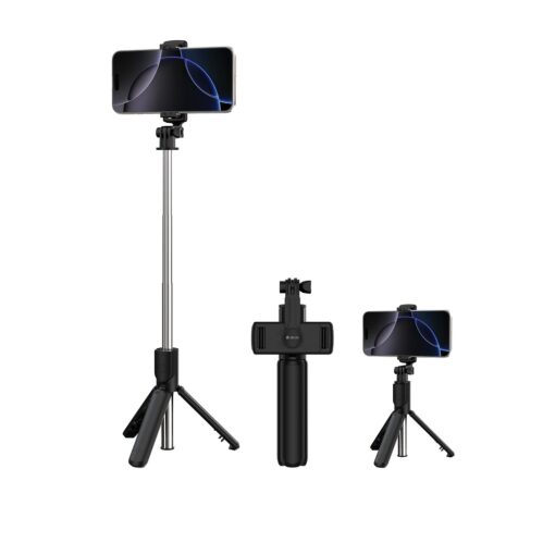 Devia selfie stick Bluetooth tripod ES083 black