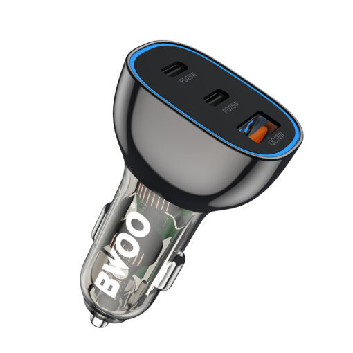 BWOO 68W Car charger, double USB-C and USB port