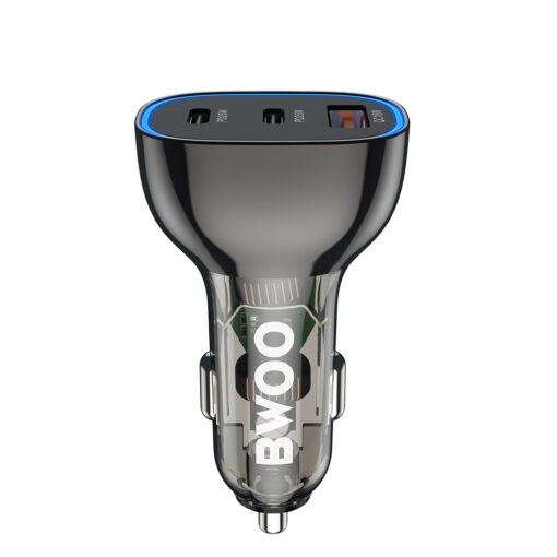 BWOO 68W Car charger, double USB-C and USB port - Image 2