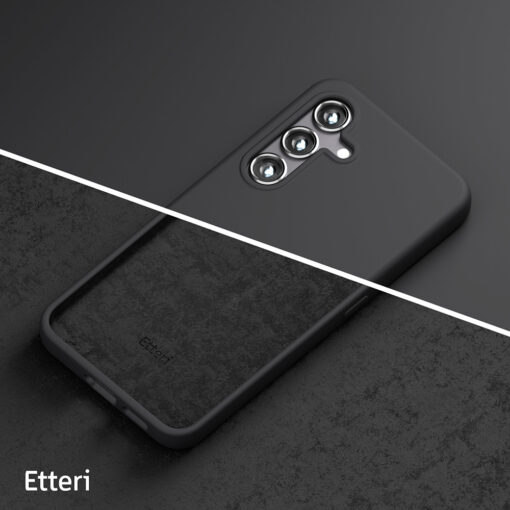 Etteri Silicone case for Samsung Galaxy A56 5G black - Image 7