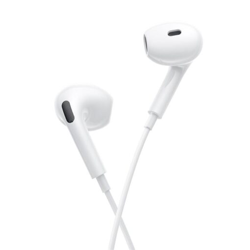 OS-Baseus Encok CZ19 Wired Earphones Moon White - Image 3