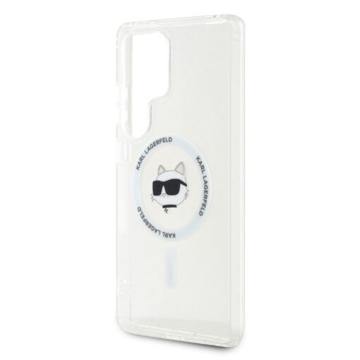 Karl Lagerfeld HC Magnetic IML Metal Choupette Head case for Samsung Galaxy S25 Ultra white - Image 6