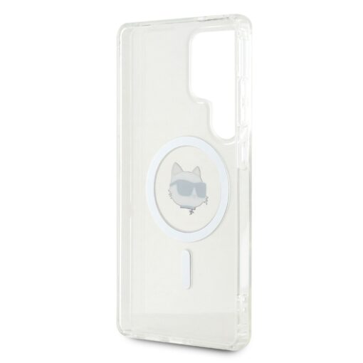Karl Lagerfeld HC Magnetic IML Metal Choupette Head case for Samsung Galaxy S25 Ultra white - Image 7