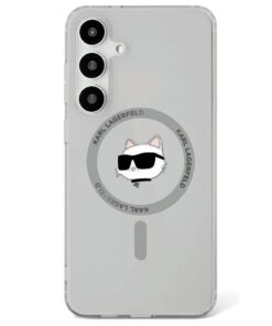 Karl Lagerfeld HC Magnetic IML Metal Choupette Head case for Samsung Galaxy S25 Plus black
