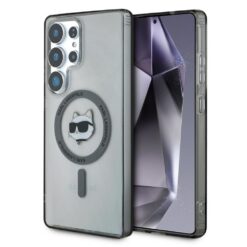Karl Lagerfeld HC Magnetic IML Metal Choupette Head case for Samsung Galaxy S25 Ultra black