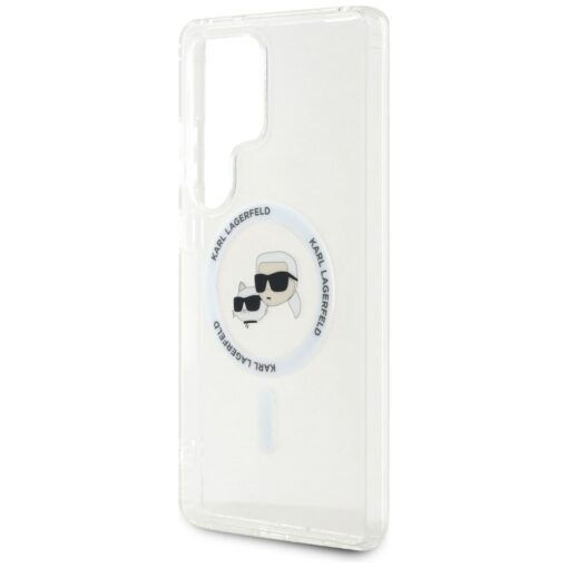Karl Lagerfeld HC Magnetic IML Metal KC Heads case for Samsung Galaxy S25 Ultra white - Image 6