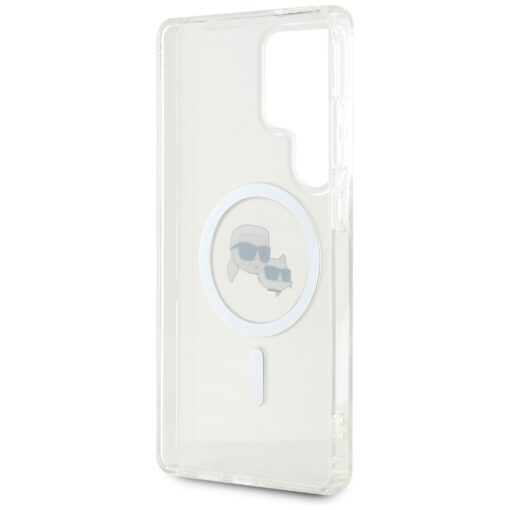 Karl Lagerfeld HC Magnetic IML Metal KC Heads case for Samsung Galaxy S25 Ultra white - Image 7