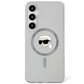 Karl Lagerfeld HC Magnetic IML Metal K. Head case for Samsung Galaxy S25 black