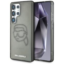 Karl Lagerfeld HC IML Rhinestones K Head case for Samsung Galaxy S25 Ultra black