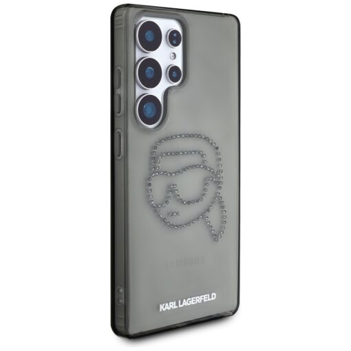 Karl Lagerfeld HC IML Rhinestones K Head case for Samsung Galaxy S25 Ultra black - Image 4