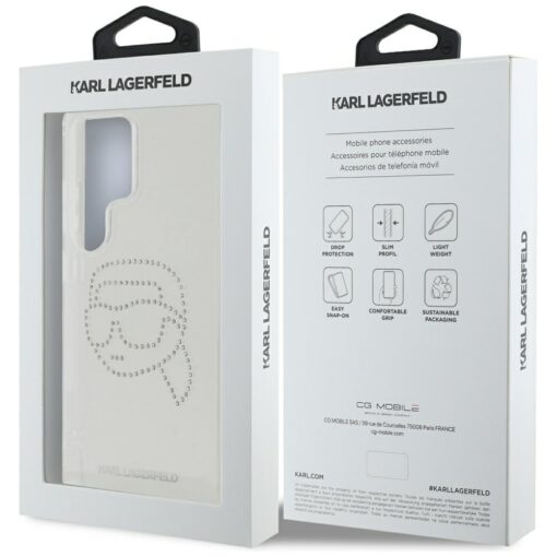 Karl Lagerfeld HC IML Rhinestones K Head case for Samsung Galaxy S25 Ultra transparent - Image 8