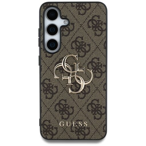 Guess HC 4G PU Big Logo case for Samsung Galaxy S25 brown - Image 3