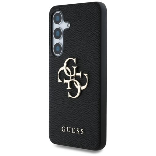 Guess HC PU Grained Big 4G and Classic Logo case for Samsung Galaxy S25 black - Image 2