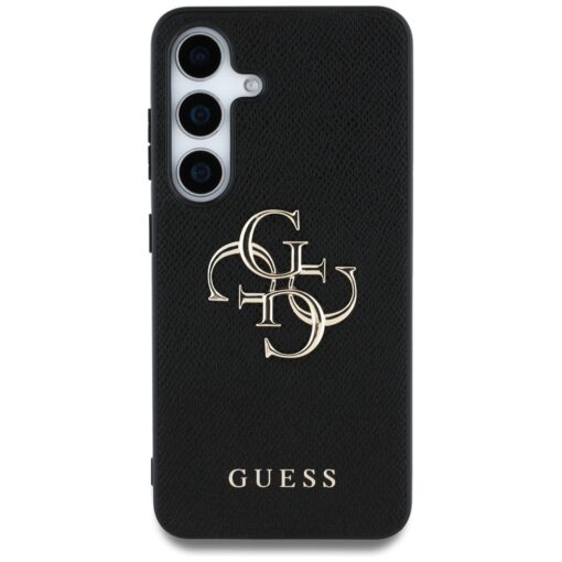 Guess HC PU Grained Big 4G and Classic Logo case for Samsung Galaxy S25 black - Image 3