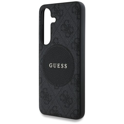 Guess HC MagSafe PU 4G Circle Classic Logo case for Samsung Galaxy S25 Plus black - Image 6